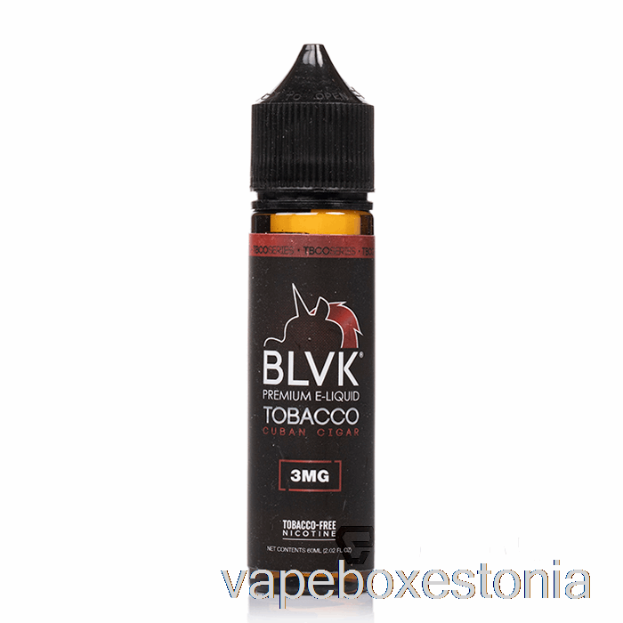 Vape Box Estonia Kuuba Sigar - Blvk - 60ml 0mg